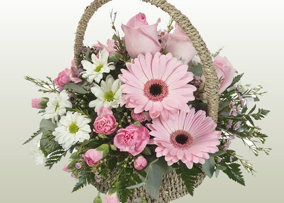 Reception florals with greenery